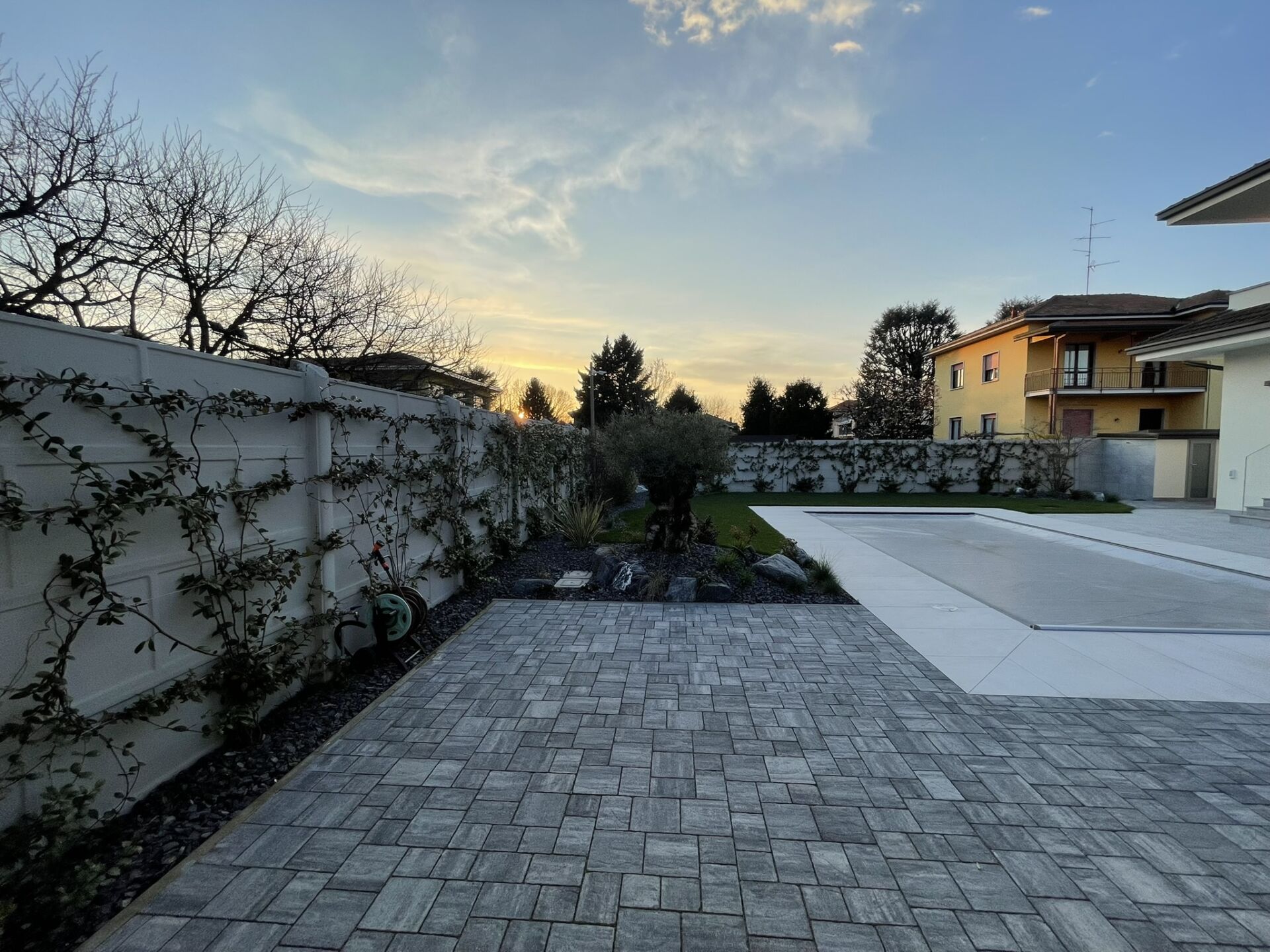 Rendering Pergola Bioclimatica Vista Dentro - 1